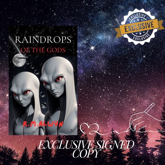 Signed copy Hardcover edition Raindrops of the gods